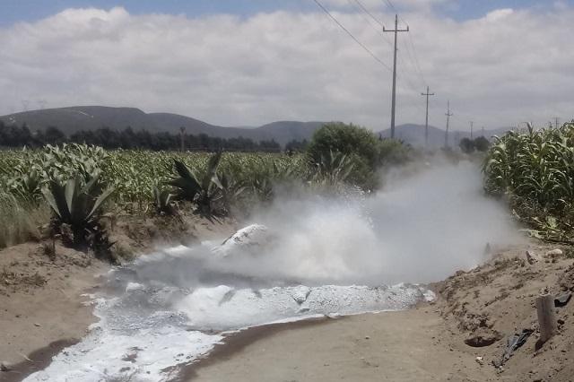 Huachicoleros provocan fuga de gas LP en Palmar de Bravo