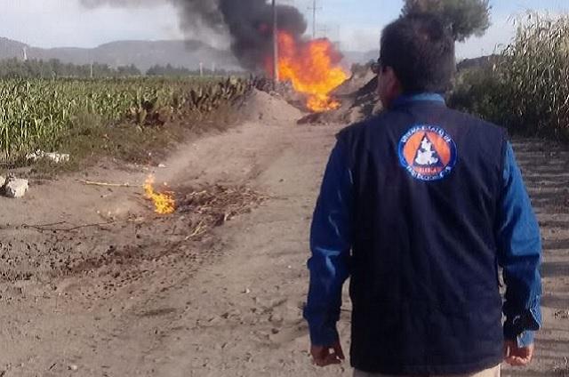 Explota toma clandestina en Palmar de Bravo y deja 6 heridos