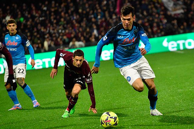 Serie A: Napoli derrota a Salernitana 2-0 a domicilio