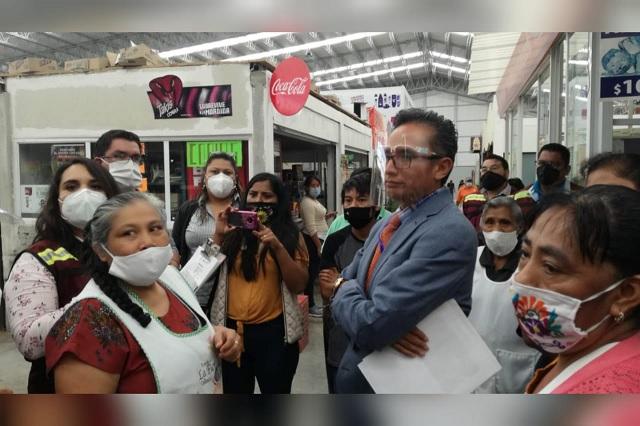 Luego de protestas en mercado de Tehuacán ratifican al actual administrador